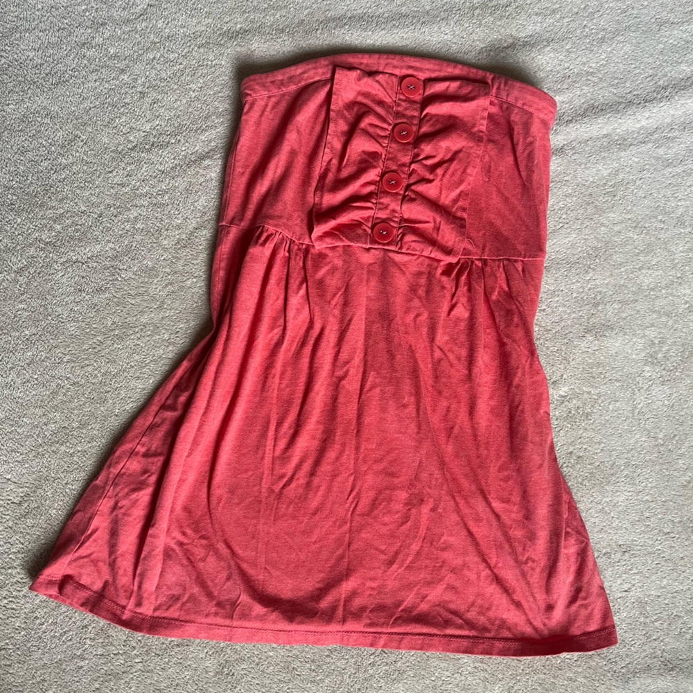 Cooperative strapless mini dress